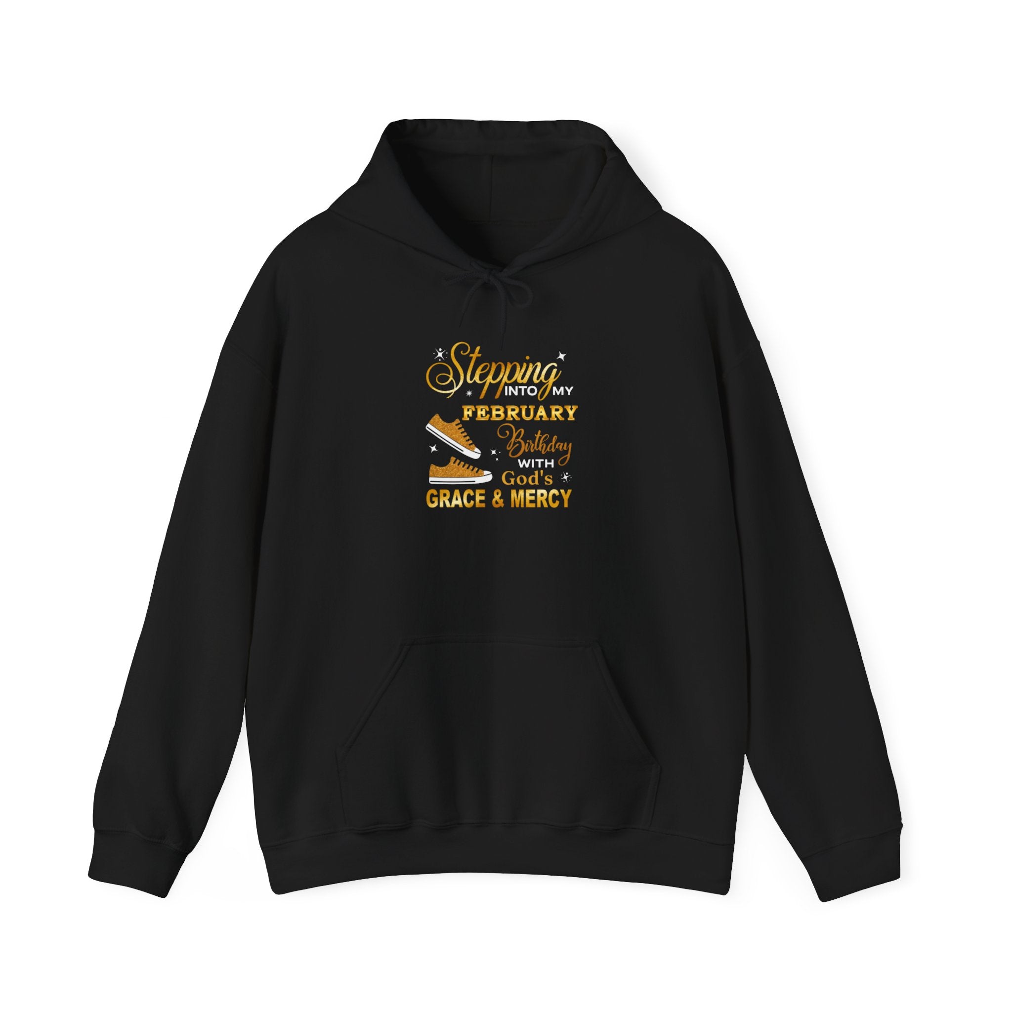 FEBRUARY GOD'S GRACE HEAVY BLEND UNISEX HOODIE