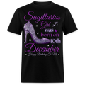 SAGITTARIUS GIRL WAS BORN ON 10TH DECEMBER UNISEX SHIRT