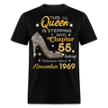 GOLDEN QUEEN STEPPING INTO CHAPTER 55 NOVEMBER 1969 UNISEX SHIRT