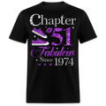 PURPLE CHAPTER 51 FAB SINCE 1974 UNISEX SHIRT
