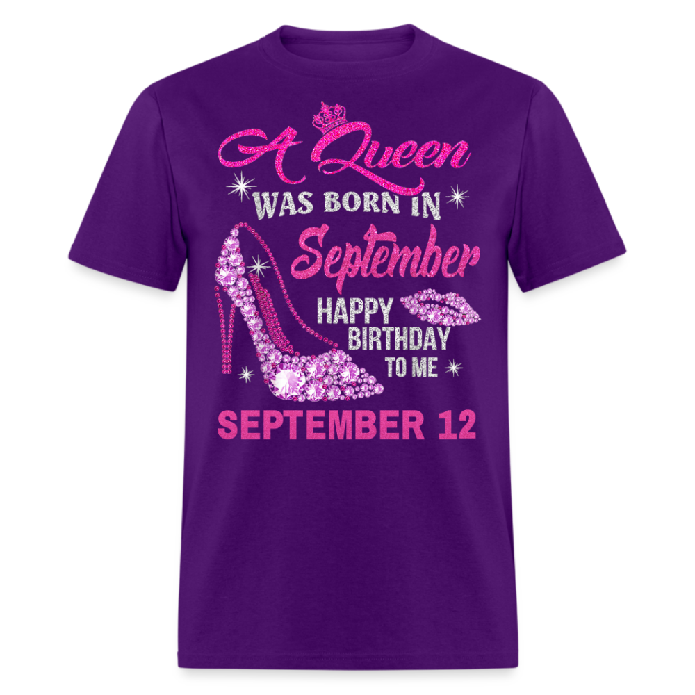 12TH SEPTEMBER QUEEN UNISEX SHIRT