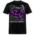 STEPPING INTO MY 52ND BIRTHDAY WITH GOD'S GRACE UNISEX SHIRT