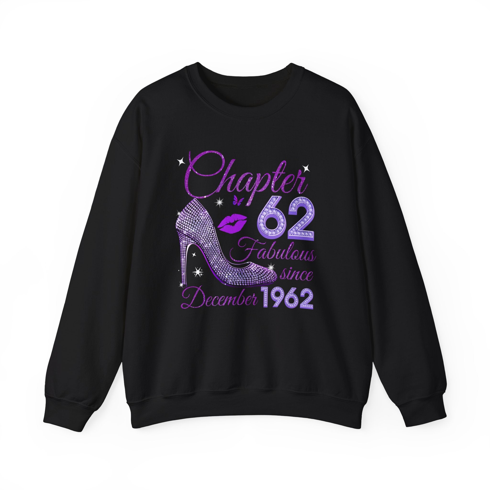 CHAPTER 62 FABULOUS SINCE DECEMBER 1962 HEAVY BLEND UNISEX SWEATSHIRT