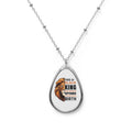BLACK KING SEPTEMBER OVAL NECKLACE