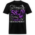 STEPPING INTO MY 58TH BIRTHDAY WITH GOD'S GRACE UNISEX SHIRT