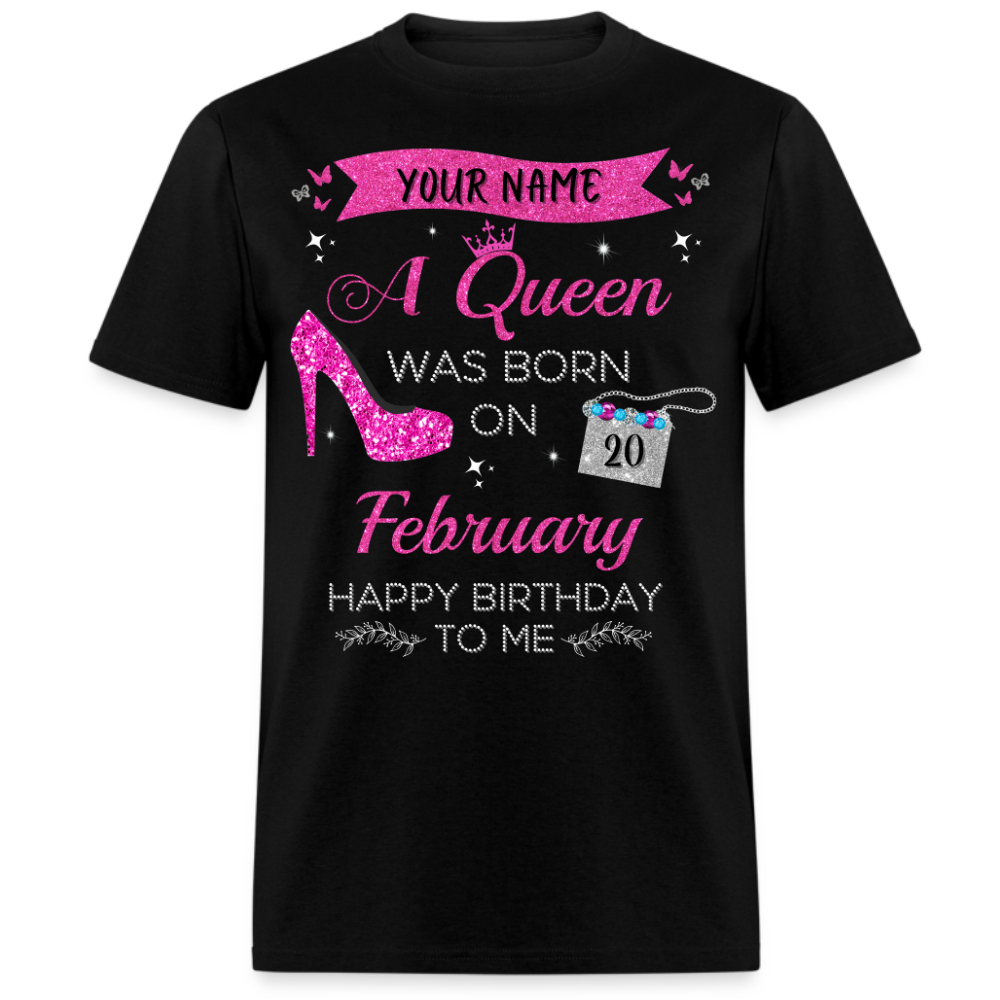 PERSONALIZABLE FEBRUARY QUEEN SHIRT