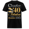 GOLDEN DIAMOND CHAPTER 40 FAB SINCE OCTOBER 1985 UNISEX SHIRT