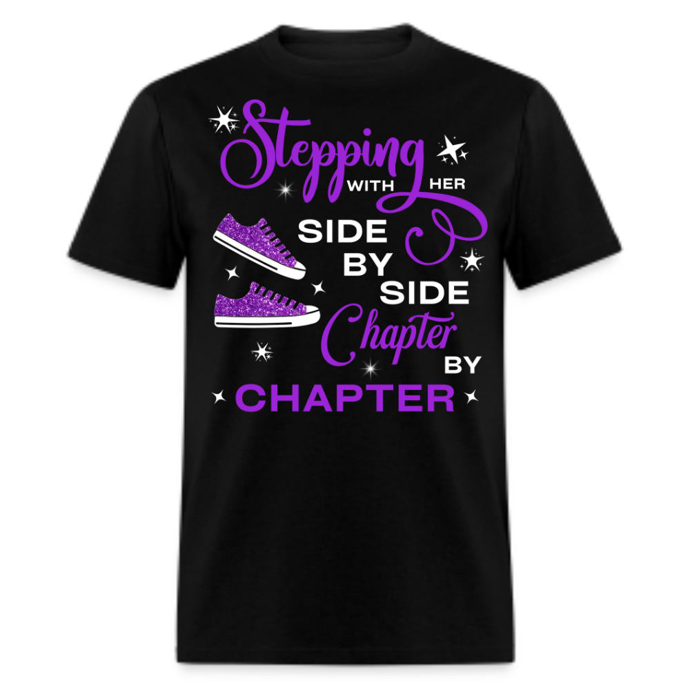 CUSTOM STEPPING WITH HER SIDE BY SIDE CHAPTER BY CHAPTER SHIRT