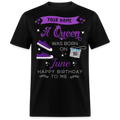 PERSONALIZABLE PURPLE JUNE QUEEN SHIRT