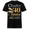 GOLDEN DIAMOND CHAPTER 40 FAB SINCE MAY 1985 UNISEX SHIRT