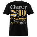 GOLDEN DIAMOND CHAPTER 40 FAB SINCE SEPTEMBER 1985 UNISEX SHIRT