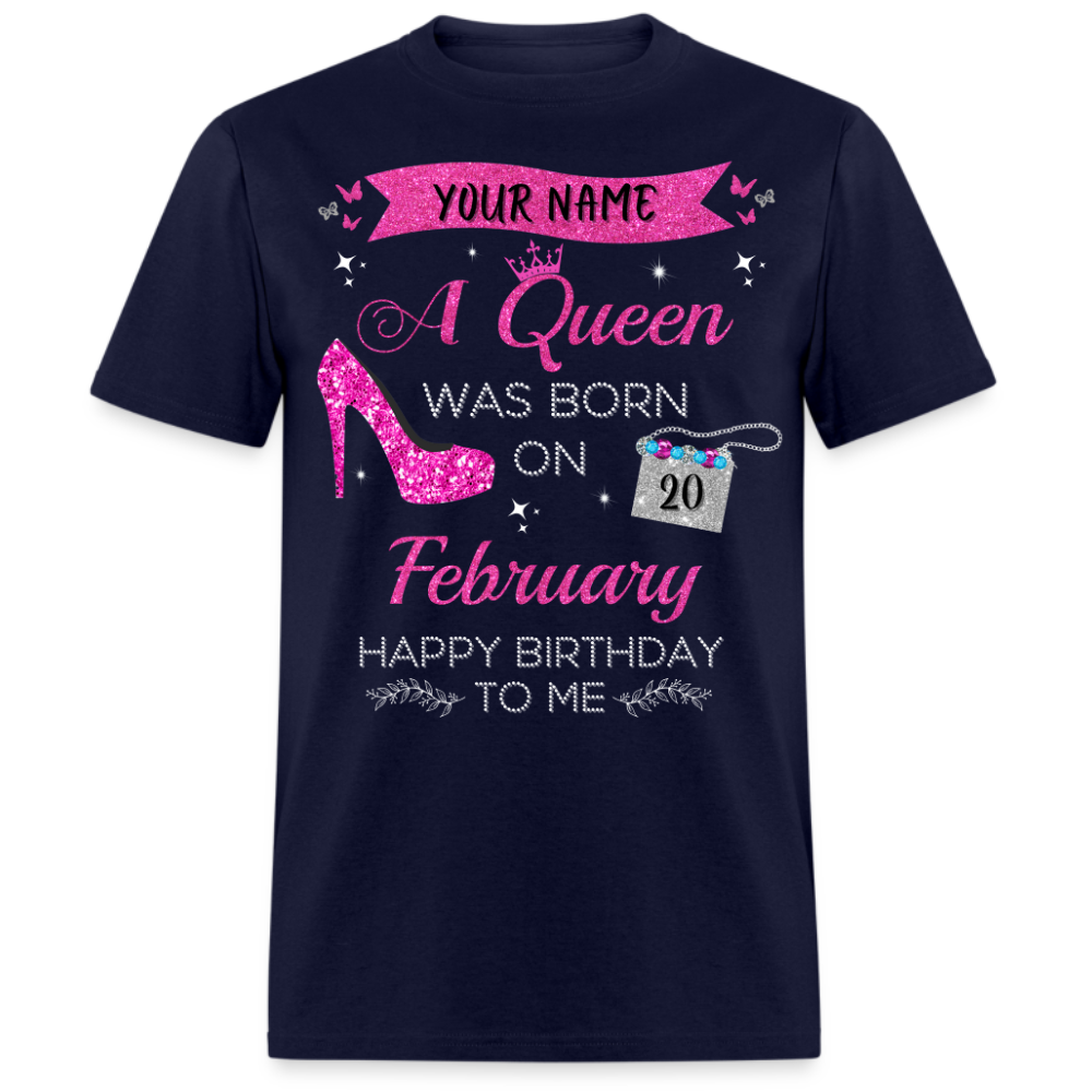 PERSONALIZABLE FEBRUARY QUEEN SHIRT