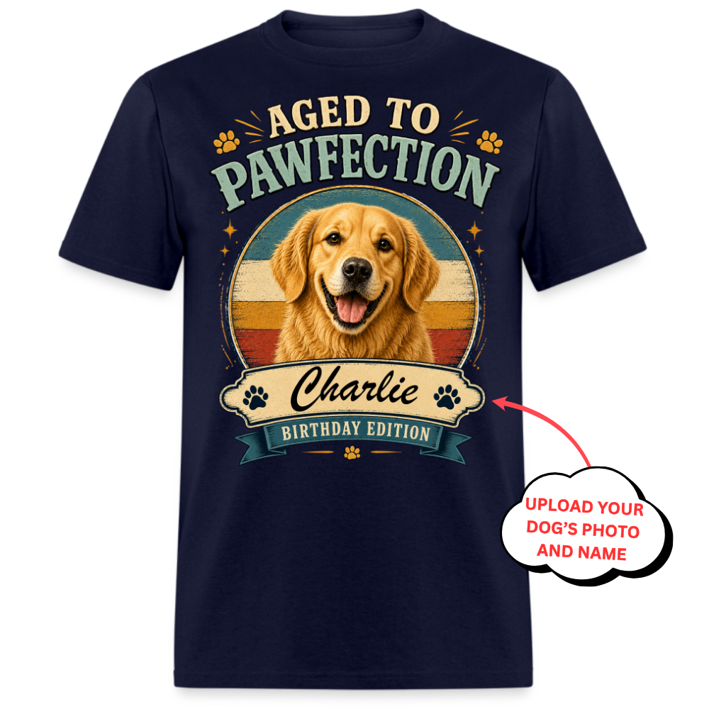 Aged To Pawfection - Custom Pet Tee