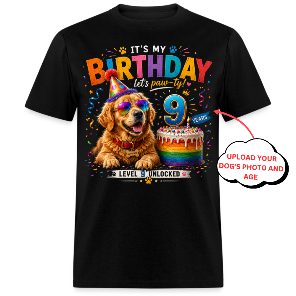 It's My Birthday, Let's Paw-ty - Custom Pet Tee