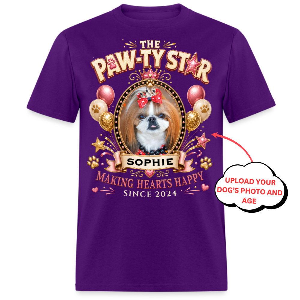 The Paw-ty Star - Custom Pet Tee