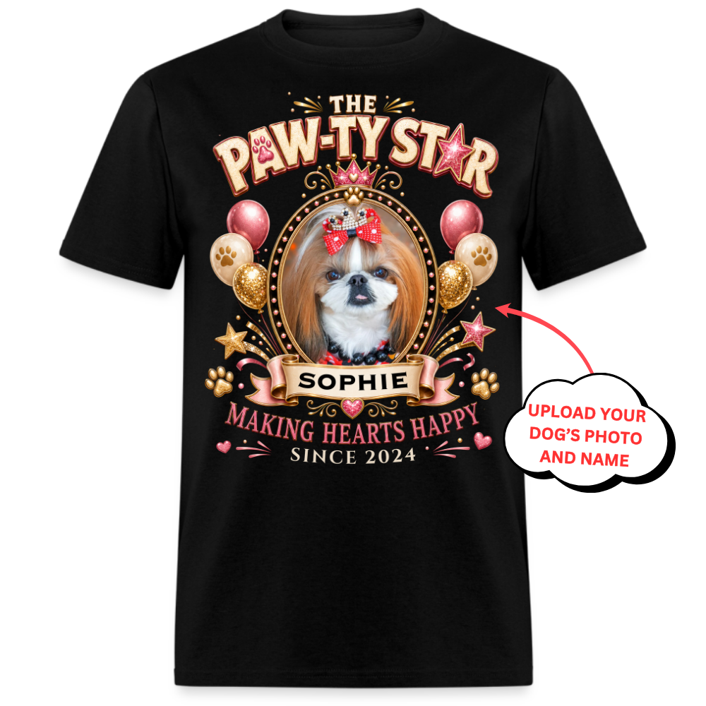 The Paw-ty Star - Custom Pet Tee