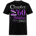 PURPLE CHAPTER 60 FAB SINCE 1965 UNISEX SHIRT