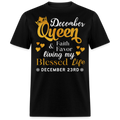 23RD DECEMBER QUEEN FAITH AND FAVOR UNISEX SHIRT