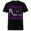 AQUARIUS GIRL WAS BORN ON 24TH JANUARY UNISEX SHIRT
