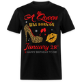BIRTHDAY QUEEN JANUARY 28TH SHIRT