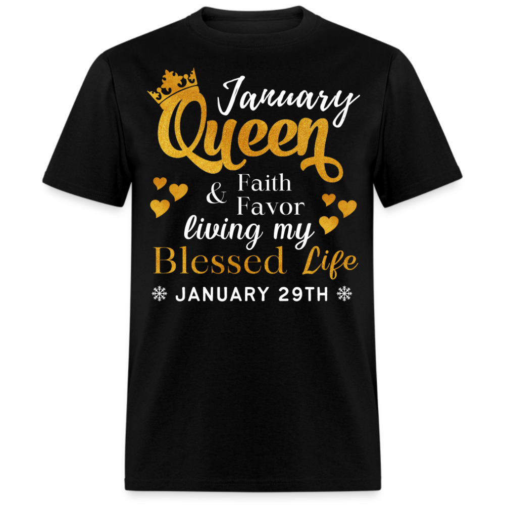 29TH JANUARY QUEEN FAITH AND FAVOR UNISEX SHIRT