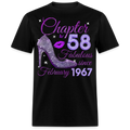 CHAPTER 58 FABULOUS SINCE FEBRUARY 1967 UNISEX SHIRT