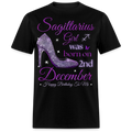 SAGITTARIUS GIRL WAS BORN ON 2ND DECEMBER UNISEX SHIRT