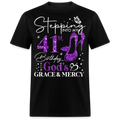 STEPPING INTO MY 41ST BIRTHDAY WITH GOD'S GRACE UNISEX SHIRT