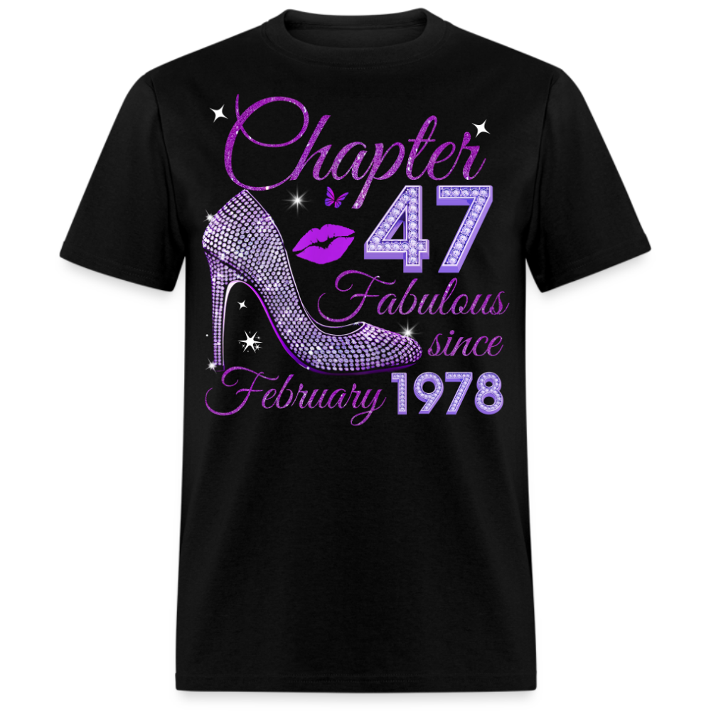 CHAPTER 47 FABULOUS SINCE FEBRUARY 1978  UNISEX SHIRT