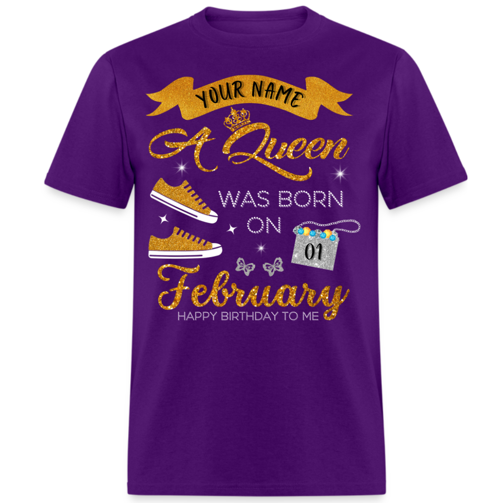 PERSONALIZABLE QUEEN FEBRUARY SHIRT
