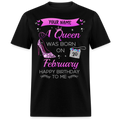PERSONALIZABLE FEBRUARY BIRTHDAY UNISEX SHIRT