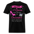 PERSONALIZABLE DECEMBER QUEEN SHIRT