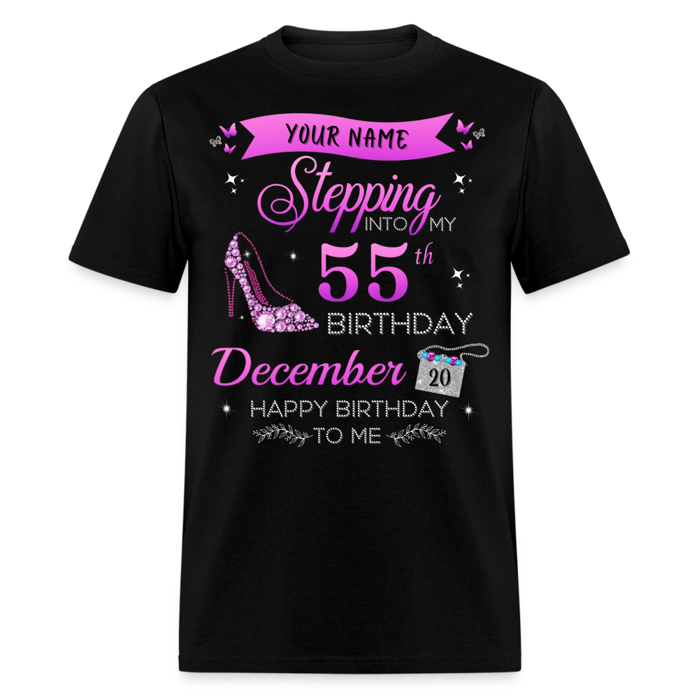 PERSONALIZABLE DECEMBER STEPPING BIRTHDAY UNISEX SHIRT
