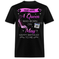 PERSONALIZABLE MAY BIRTHDAY UNISEX SHIRT