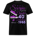 SCORPIO QUEEN CHAPTER 40 FABULOUS SINCE 1985 UNISEX SHIRT
