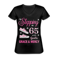 STEPPING IN 65 UNISEX V-NECK SHIRT
