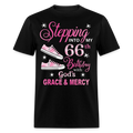 STEPPING INTO MY 66TH BIRTHDAY UNISEX SHIRT