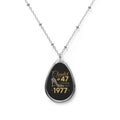 GOLDEN CHAPTER 47-1977 OVAL NECKLACE