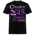 PURPLE CHAPTER 45 FAB SINCE 1980 UNISEX SHIRT