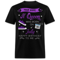 PERSONALIZABLE PURPLE JULY QUEEN SHIRT