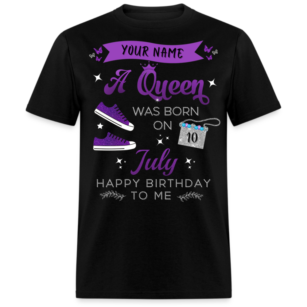 PERSONALIZABLE PURPLE JULY QUEEN SHIRT