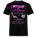 PERSONALIZABLE JUNE BIRTHDAY UNISEX SHIRT