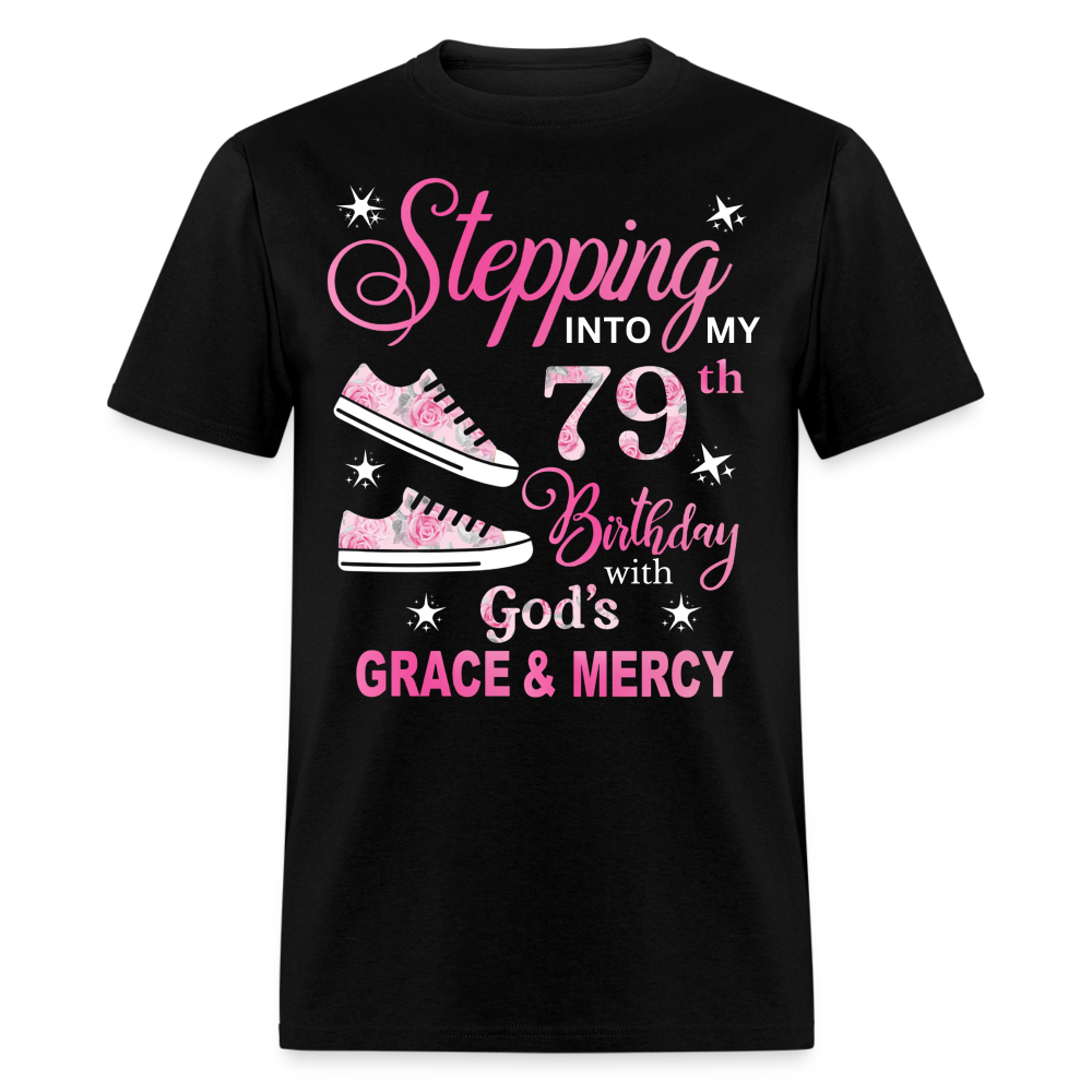 STEPPING INTO MY 79TH BIRTHDAY UNISEX SHIRT