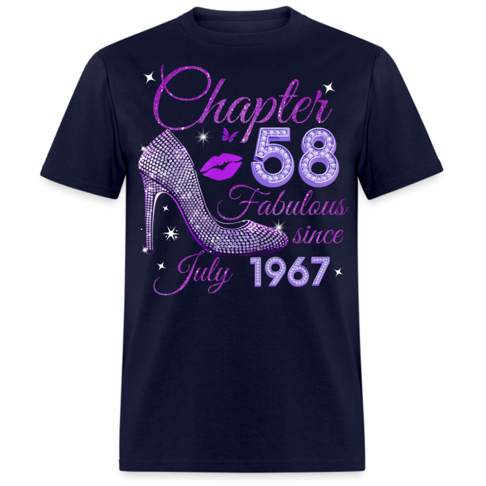 CHAPTER 58 FABULOUS SINCE JULY 1967 UNISEX SHIRT