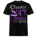 PURPLE CHAPTER 47 FAB SINCE 1978 UNISEX SHIRT