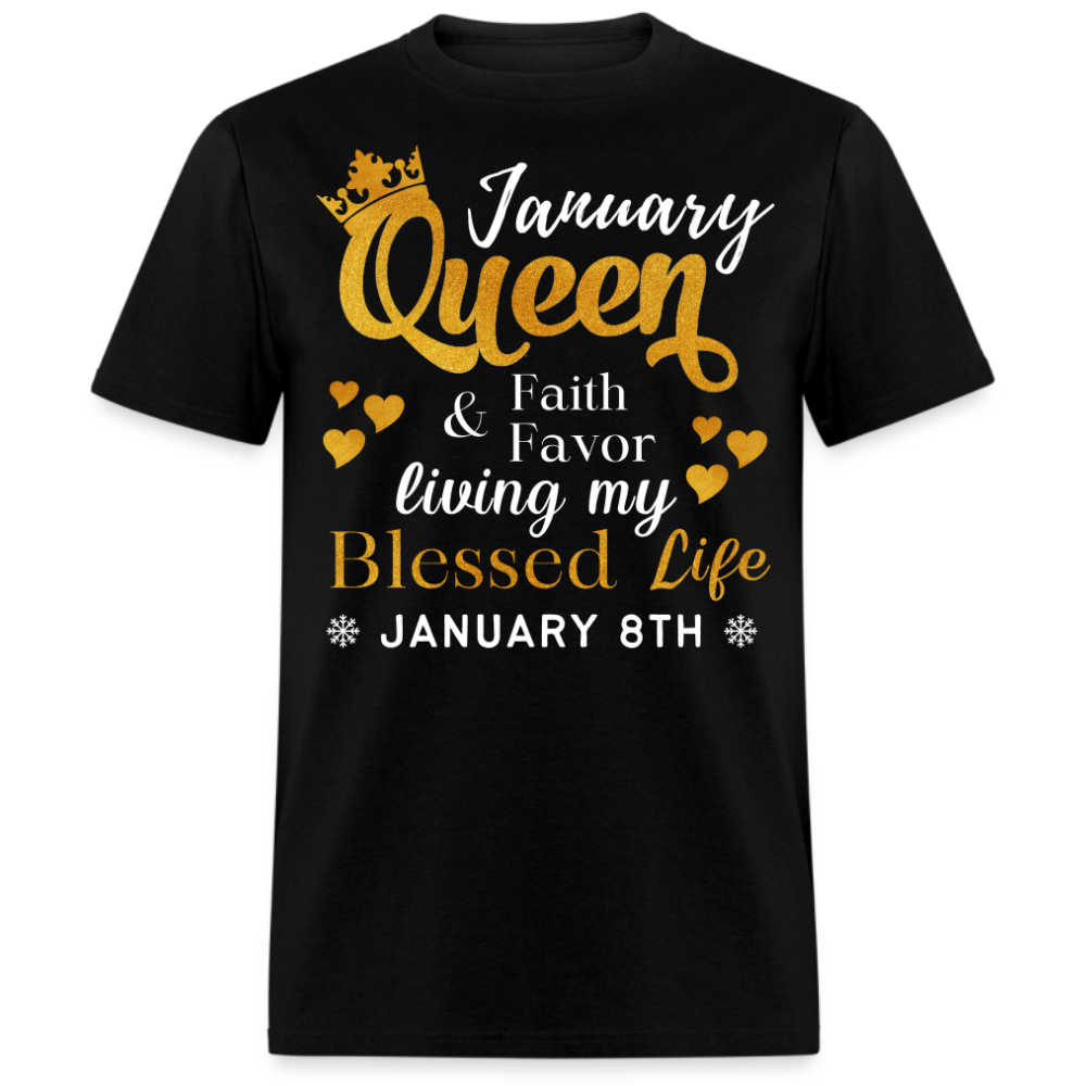 8TH JANUARY QUEEN FAITH AND FAVOR UNISEX SHIRT