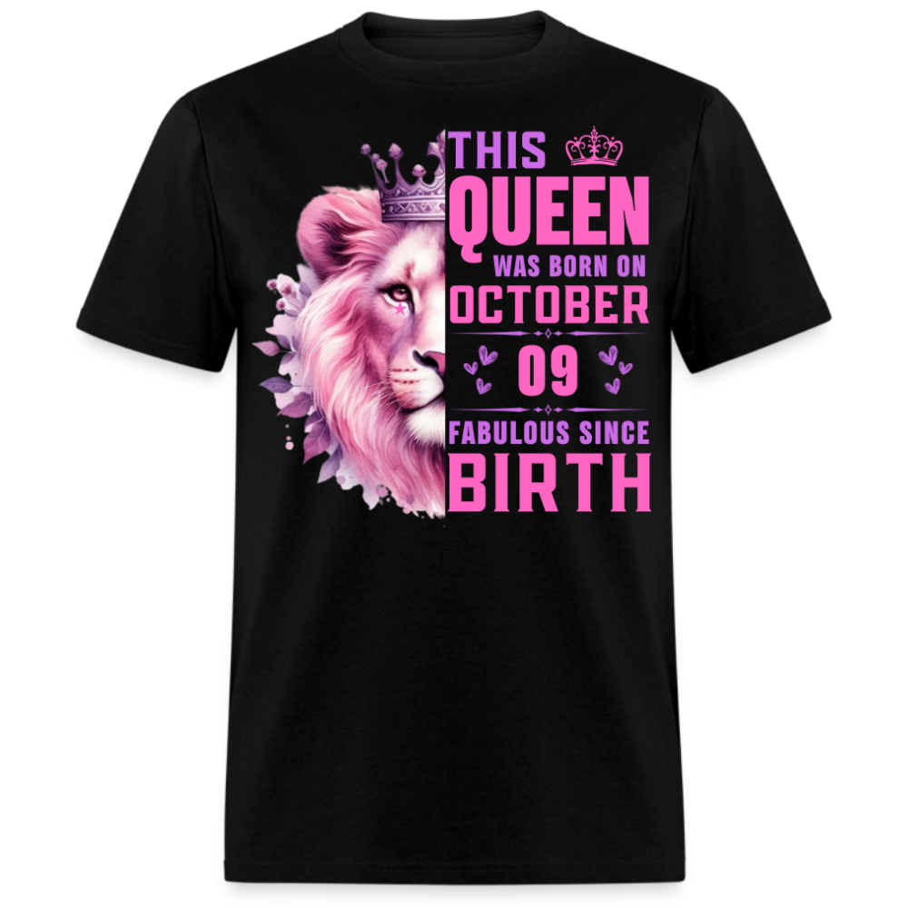 OCTOBER 09 QUEEN UNISEX SHIRT