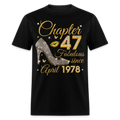 GOLDEN CHAPTER 47 FAB SINCE APRIL 1978 UNISEX SHIRT