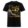 GOLDEN CHAPTER 47 FAB SINCE AUGUST 1978 UNISEX SHIRT
