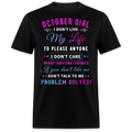 OCTOBER GIRL UNISEX SHIRT